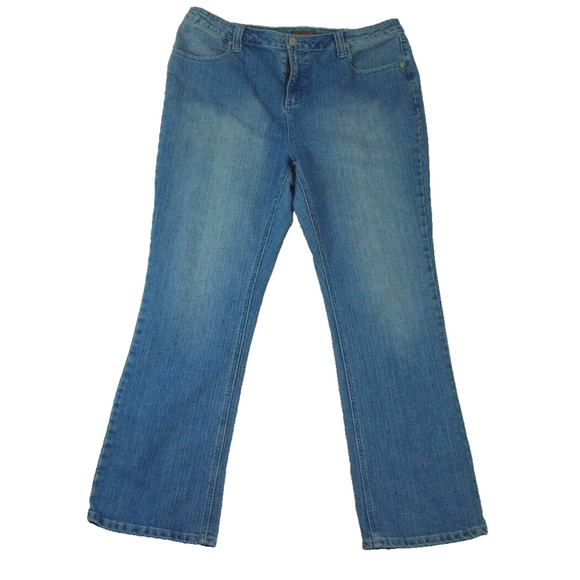 Duck Head Size Women’s 20W Bootcut Jeans Blue Stretch Denim - Picture 1 of 7